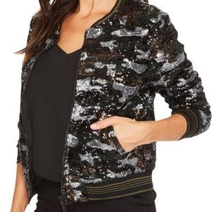 army fatigue sequin jacket